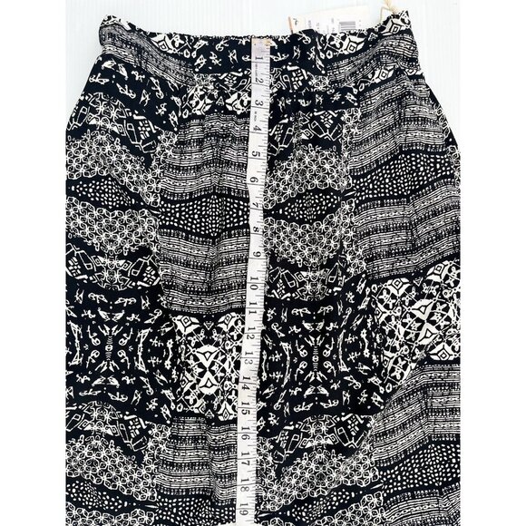 Rusty White Black Printed Casual Lightweight Grage Pants Size M - Picture 5 of 16